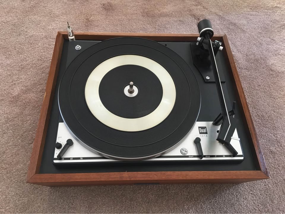DUAL 1215 Turntable, by United Audio; Walnut
