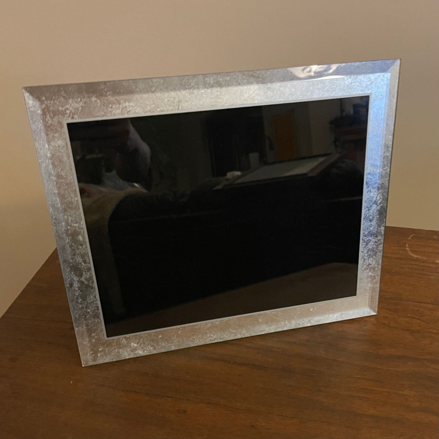 8"x10" Silver-Inlayed Photograph Frame; by Addison Ross - reJUNKshop