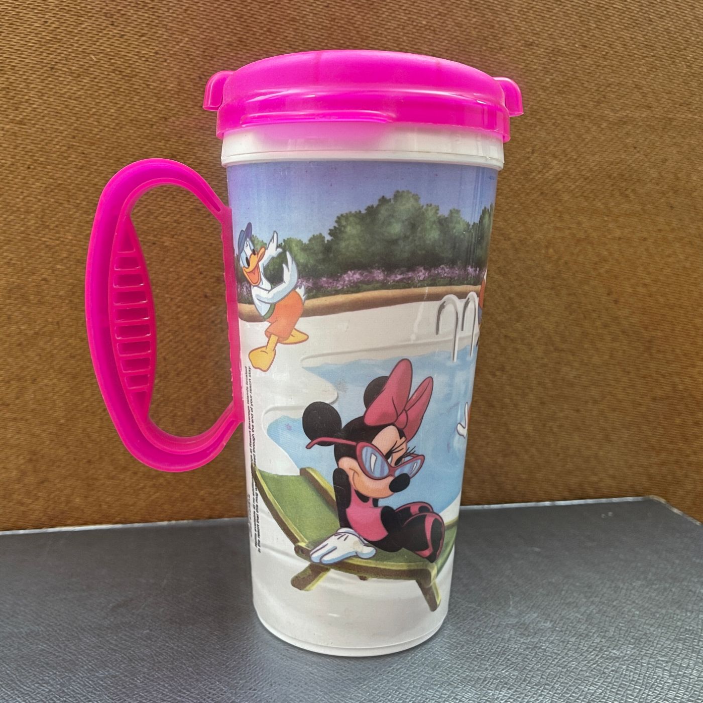 'Pool Party' Rapid-Fill Refillable Mug - Pink; Disney Resorts - reJUNKshop