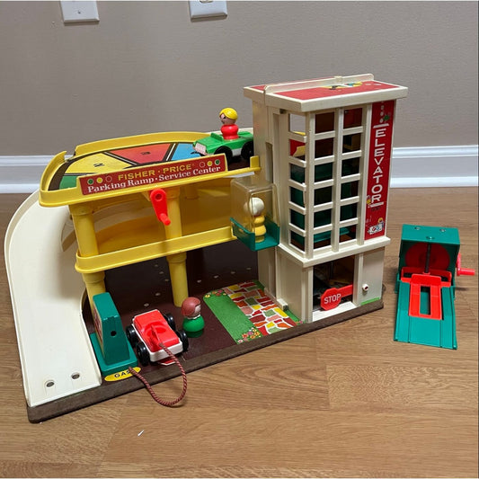 Parking Ramp Play Set #930, by Fisher Price 'Little People’