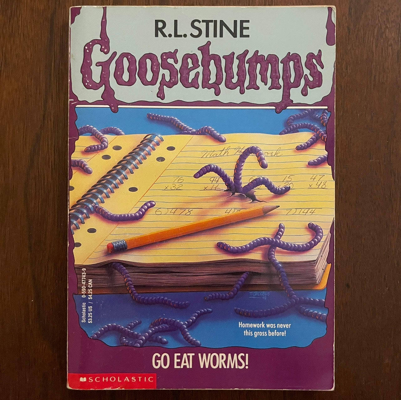 Goosebumps #21 ‘Go Eat Worms!’; R.L. Stine, 1994 - 1E1P