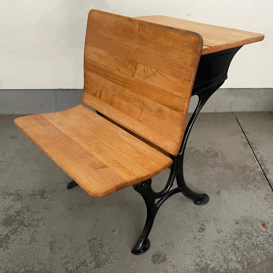 Refinished Haywood Wakefield Antique School Desk, 1930s