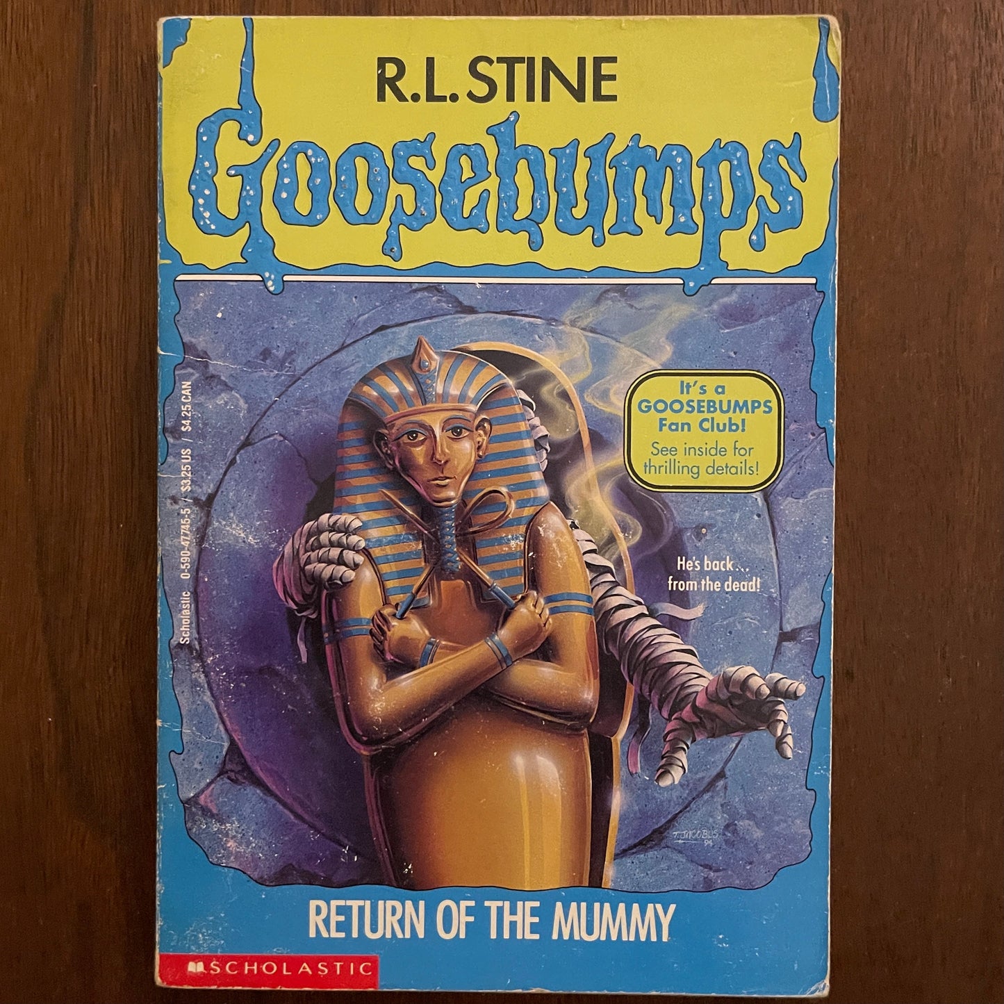 Goosebumps #23 'Return of the Mummy'; R.L. Stine, 1994 - 1E1P