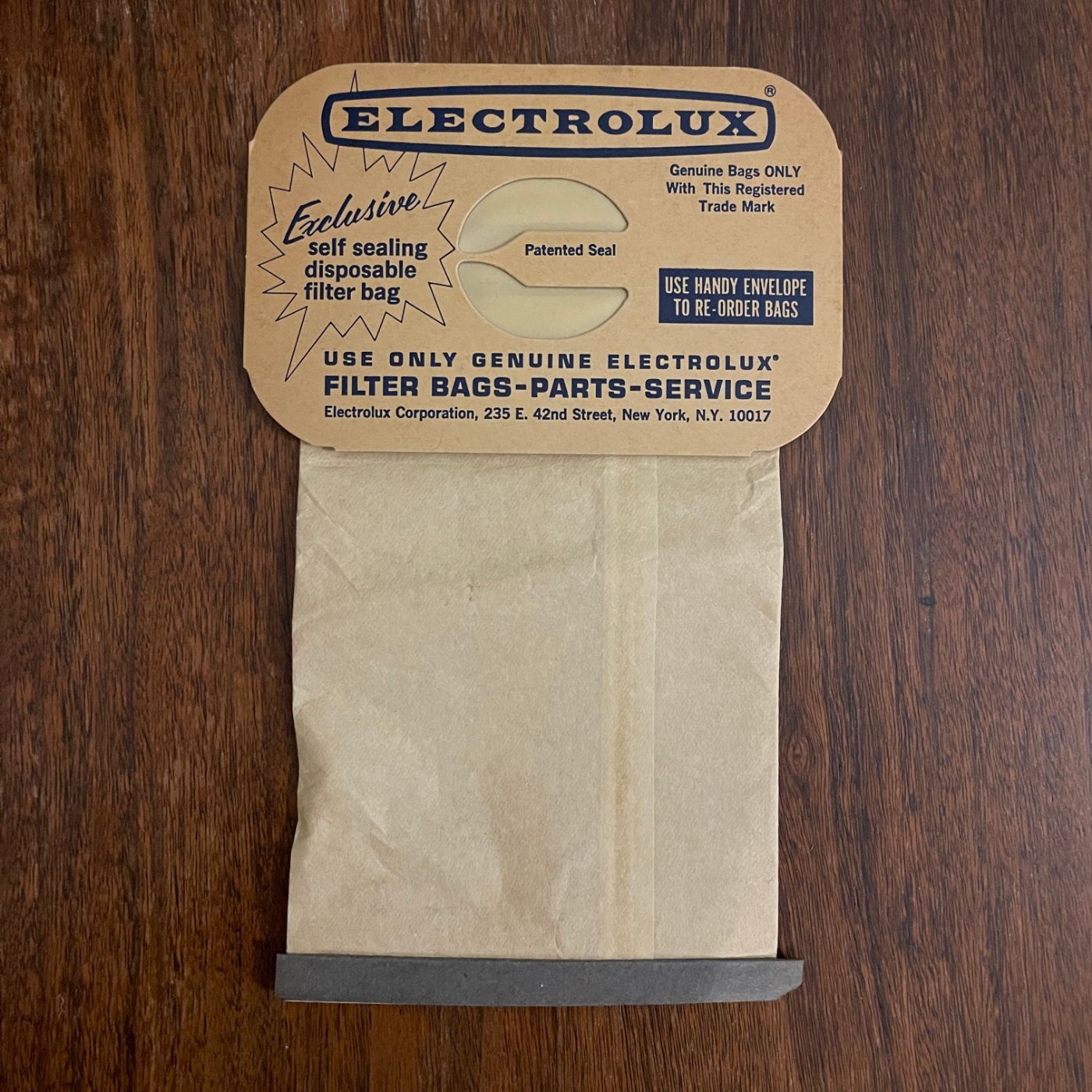 Vacuum Filter Replacement Bag, by Electrolux