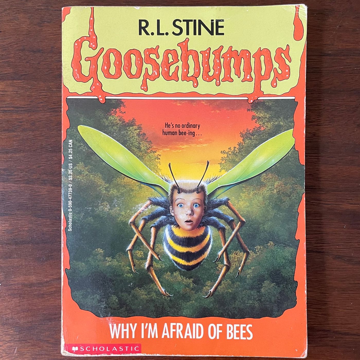 Goosebumps #17 ‘Why I am Afraid of Bees'; R.L. Stine, 1994 - 1E