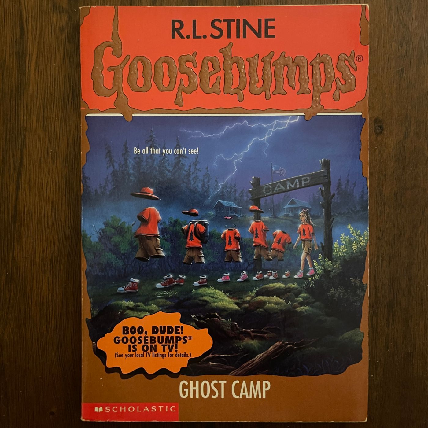 Goosebumps #45 ‘Ghost Camp’; R.L. Stine, 1996 - 1E1P