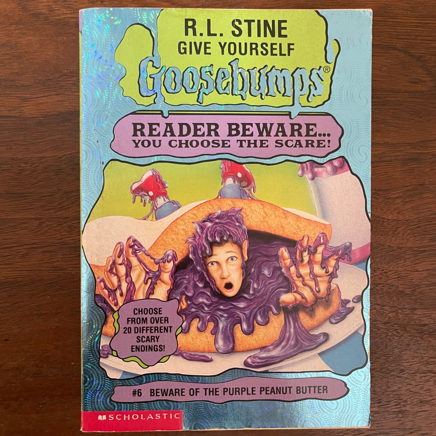 Give Yourself Goosebumps #6 ‘Beware of the Purple Peanut Butter'; R.L. Stine, 1996 - 1E