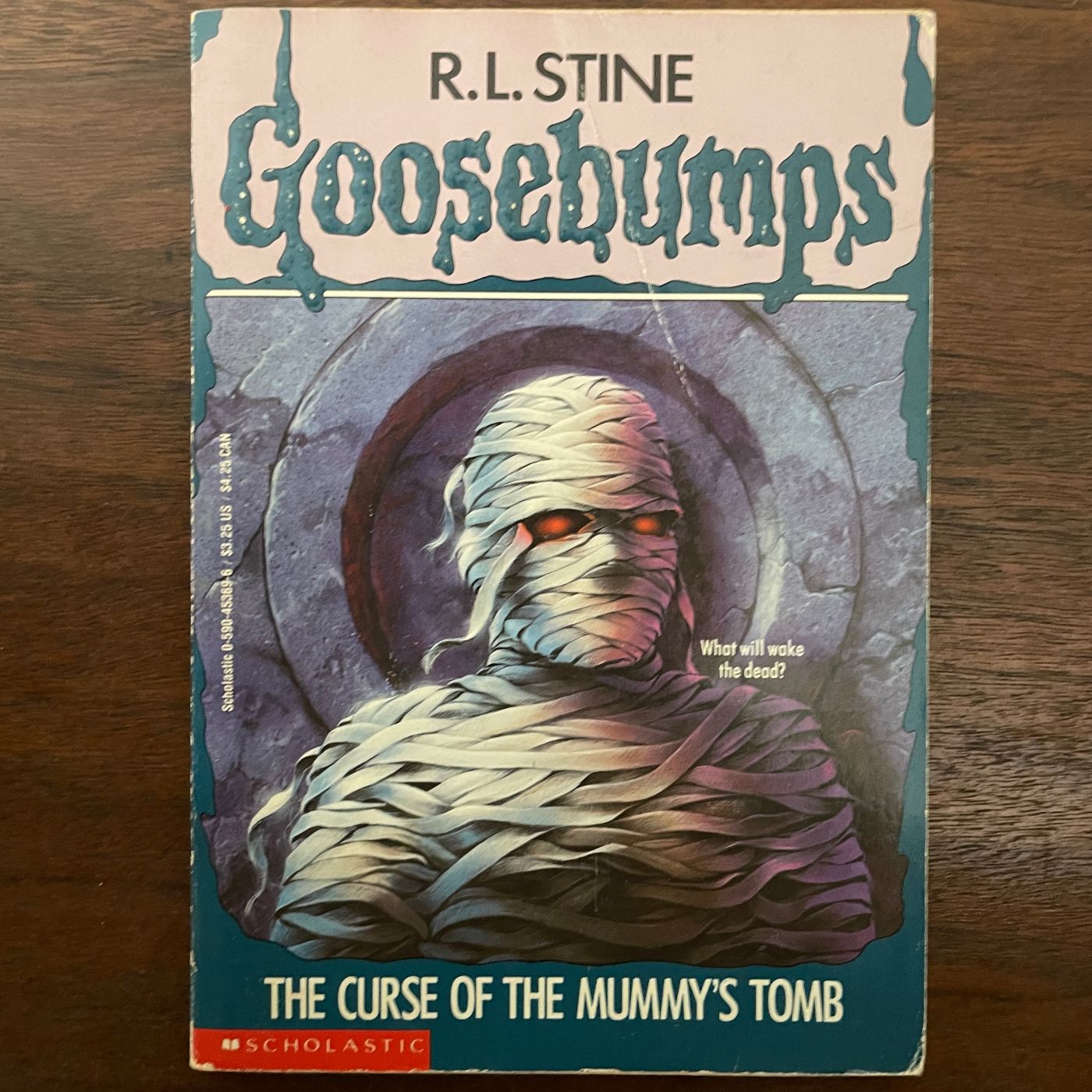 Goosebumps #05 ‘The Curse of the Mummy’s Tomb’; R.L. Stine, 1993 - 1E