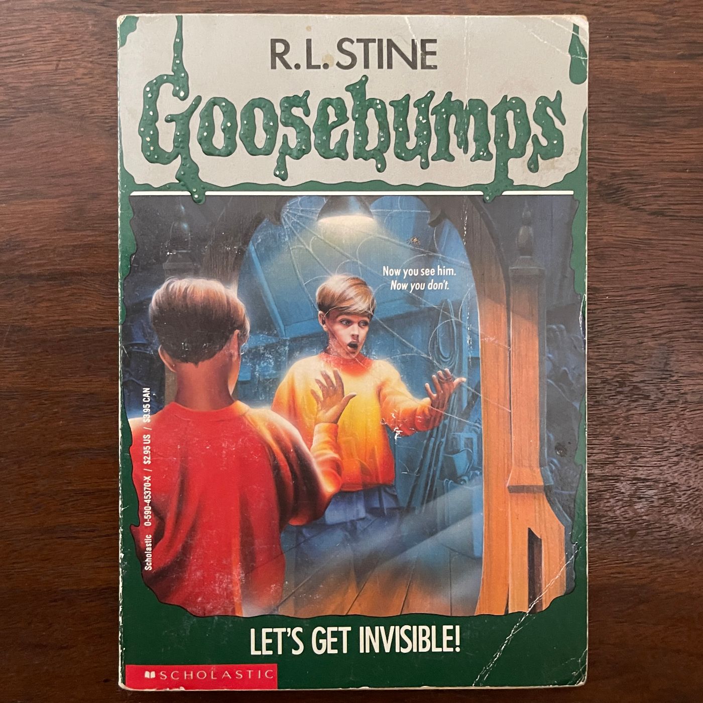 Goosebumps #06 'Let’s Get Invisible!'; R.L. Stine, 1993 - 1E