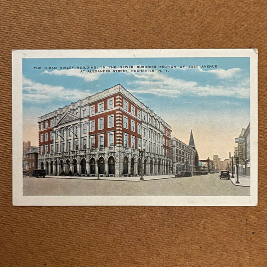 ‘The Hiram-Sibley Building, Rochester NY’ Post Card; Roc News Co. - reJUNKshop