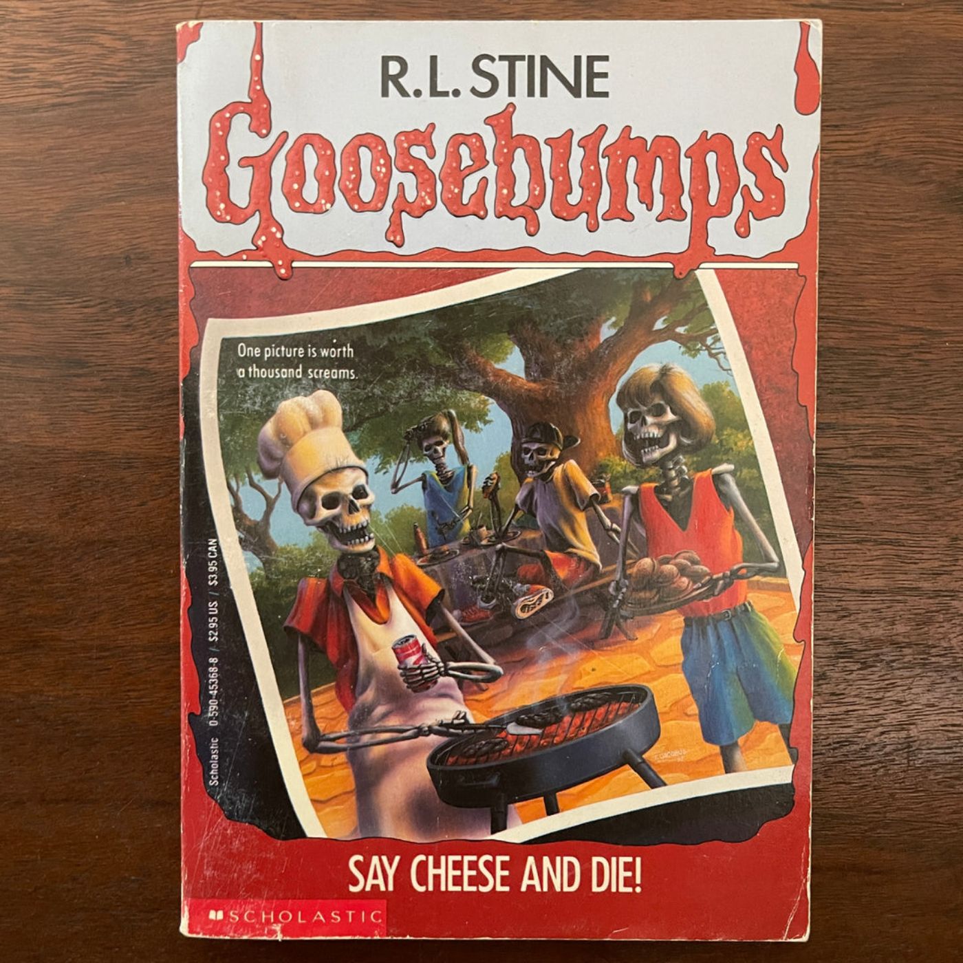 Goosebumps #04 ‘Say Cheese and Die!’; R.L. Stine, 1992 - 1E