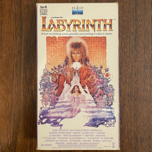 'Labyrinth' VHS; Columbia TriStar, 1986